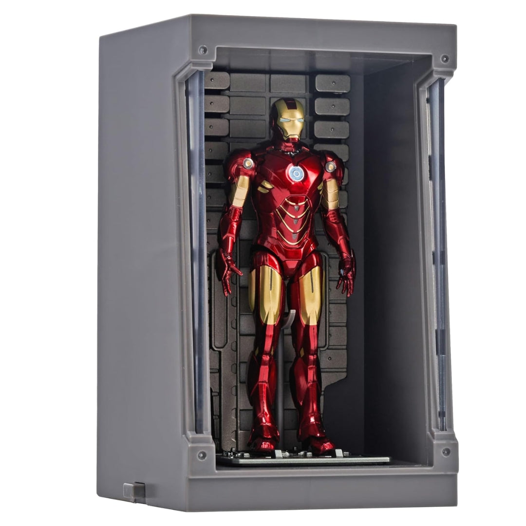 Marvel Studios : The Infinity Saga Mark 4 MK04 4 Inch Scale Iron Man Collection Figures - Light-Up Display Chamber by ZD Toys