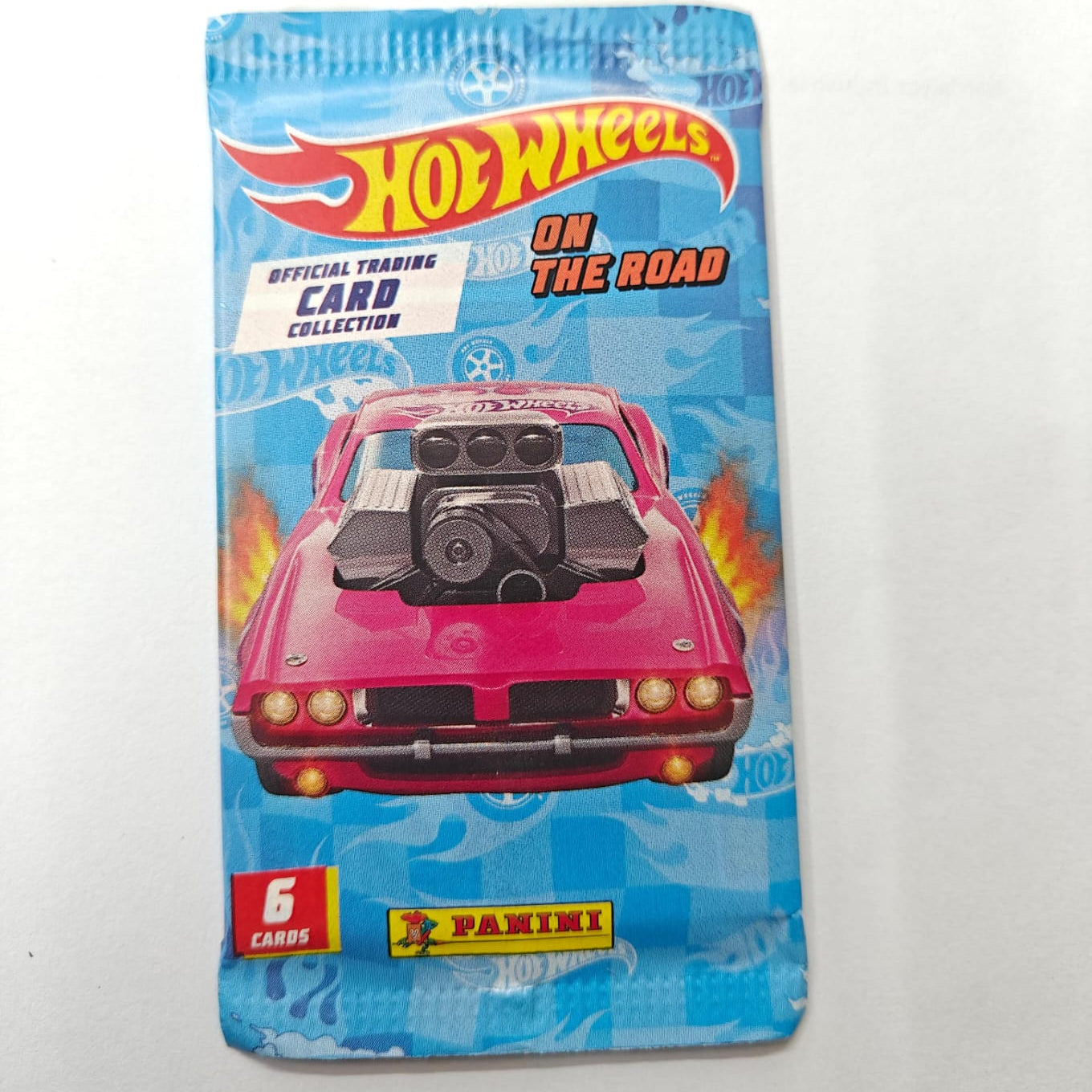 Hot Wheels On The Road Panini imported Official Trading Cards Collection - 6 cards