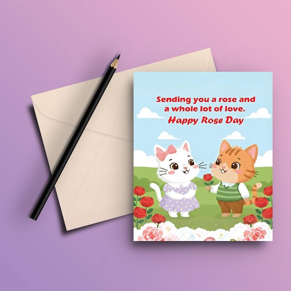 Happy Rose Day Greeting Card