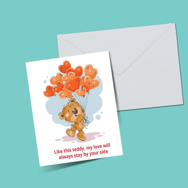 Happy Teddy Day Greeting Card