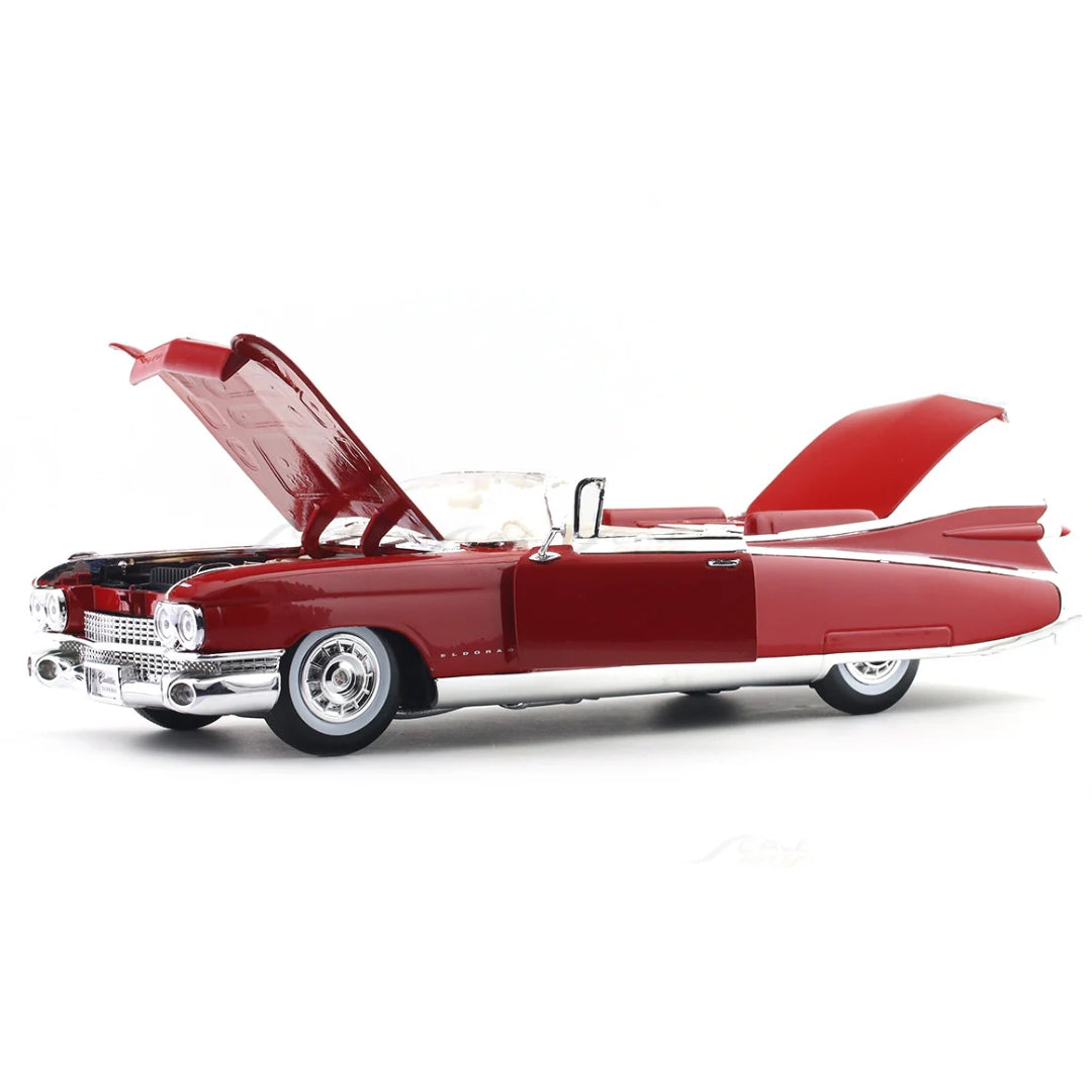 Maisto - 1 : 18 Diecast Scale Model - Premiere Collection - 1959 Cadillac Eldorado Biarritz Red - Official Licensed Product