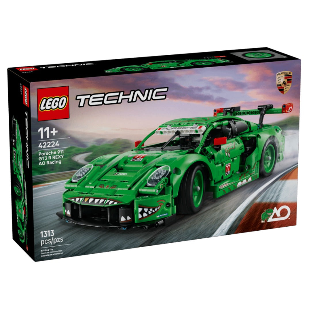 Preorder Lego Icons #42224 Porsche 911 GT3 R REXY AO Racing Car - 1313 Pcs - No COD Available on this Product - Will Be Shipped on 15th Feb
