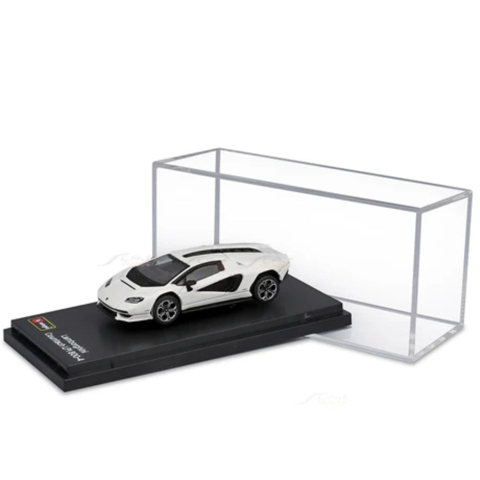 Official Bburago Scale 1 : 64 Diecast Scale Model - Lamborghini Countach LPI 800-4 White