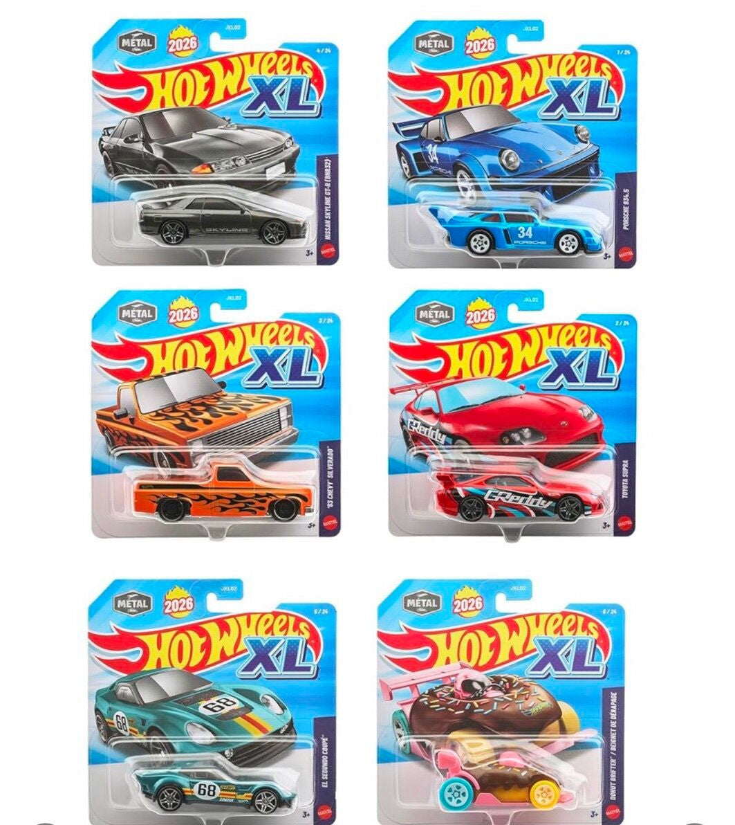 Hot Wheels 2026 Imported Scale 1:43 Premium Vehicle Exclusive Collection - Set of 6