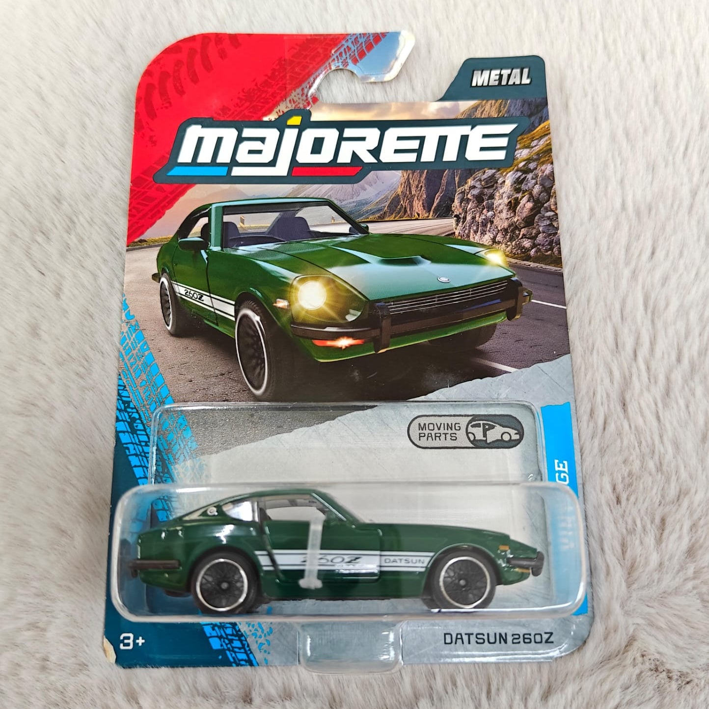 Majorette Vintage Premium Car with Freewheel and Opening Parts Car Model - Datsun 260Z