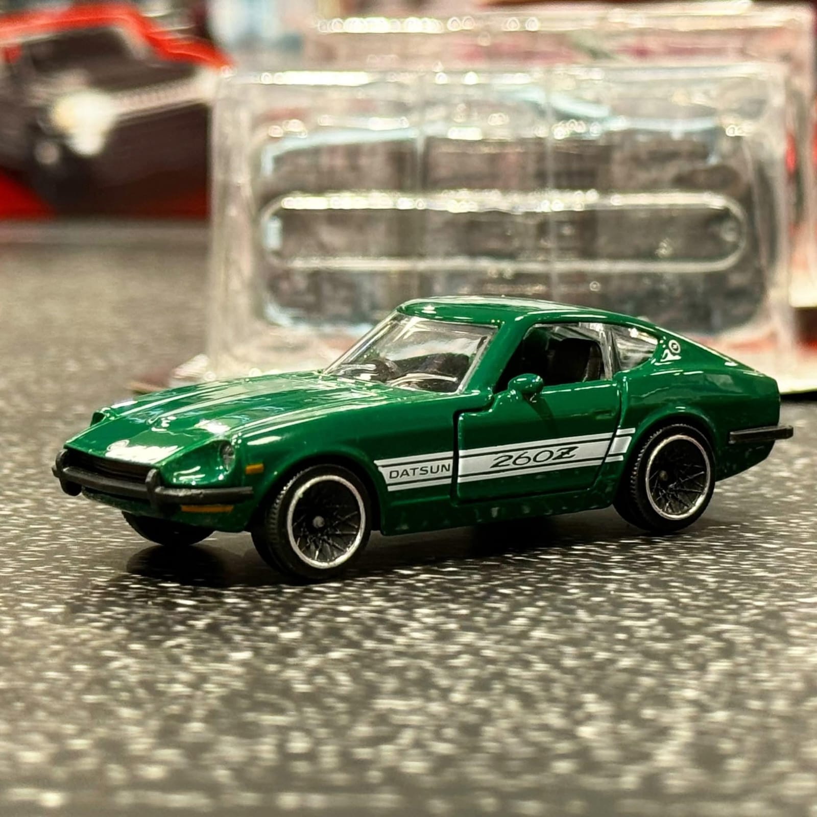 Majorette Vintage Premium Car with Freewheel and Opening Parts Car Model - Datsun 260Z