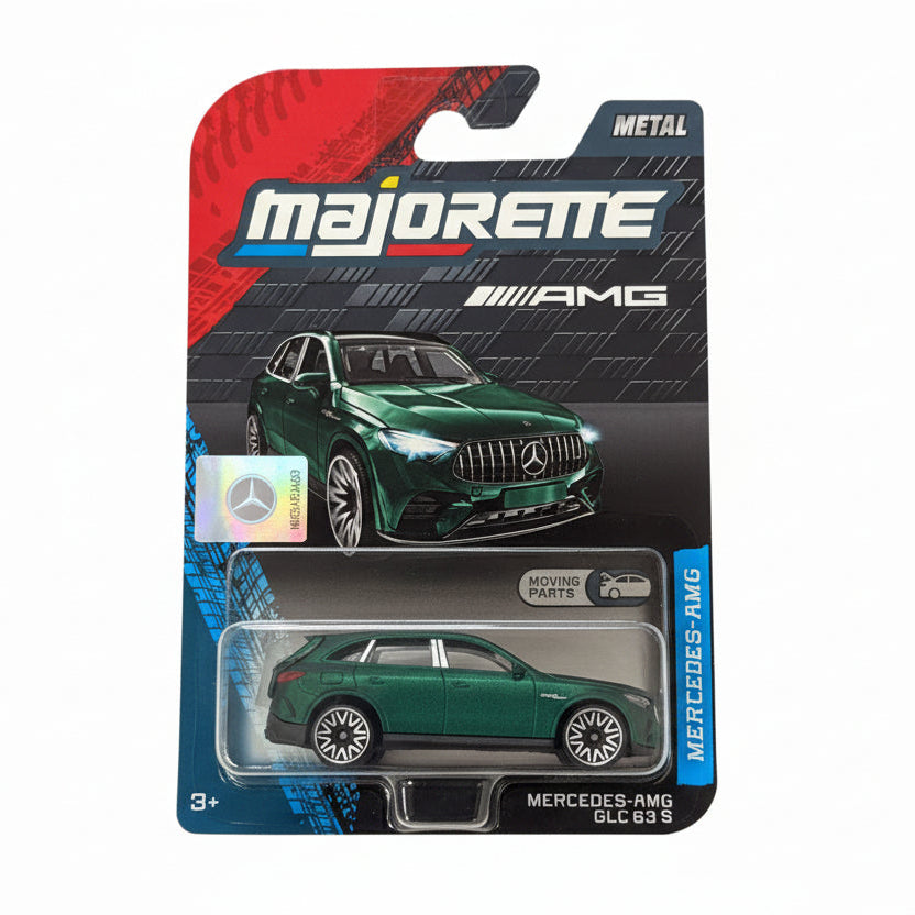 Majorette Mercedes-AMG Premium Car with Freewheel and Opening Parts Car Model - Mercedes-AMG GLC 63 S