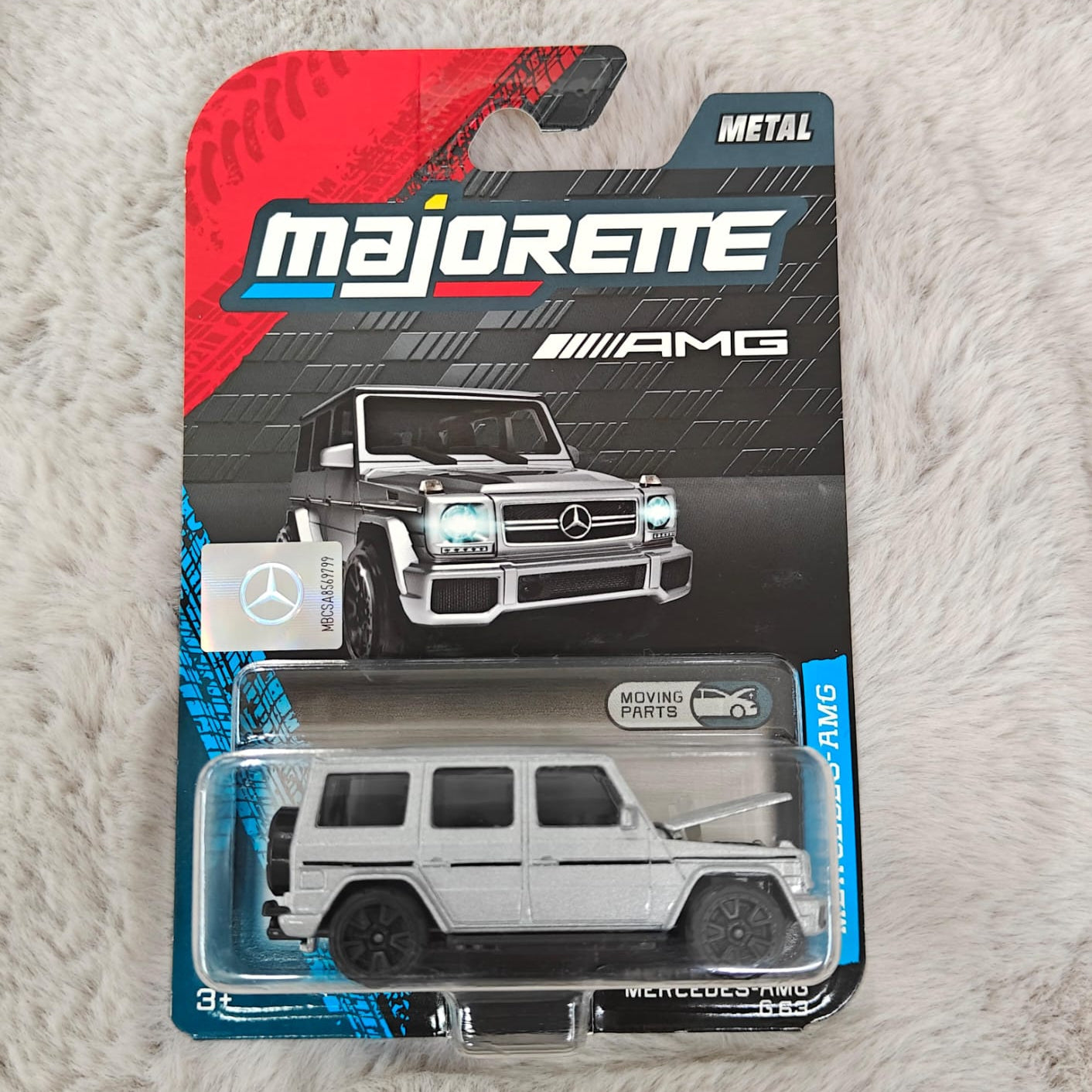 Majorette Mercedes-AMG Premium Car with Freewheel and Opening Parts Car Model - Mercedes-AMG G 63