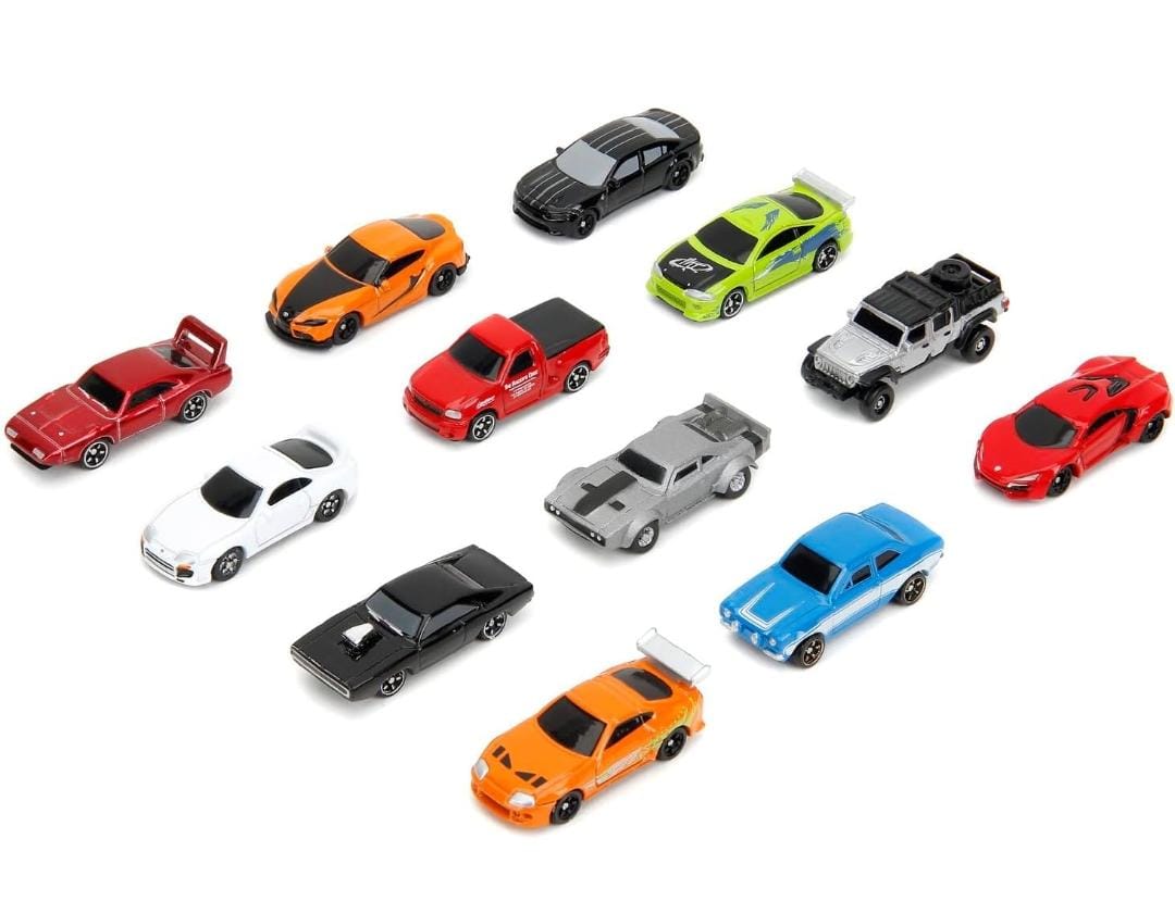 Jada Fast & Furious Nano Hollywood Rides Mystery Vehicle Diecast Model Toy Car - 1 Random Mystery Packet