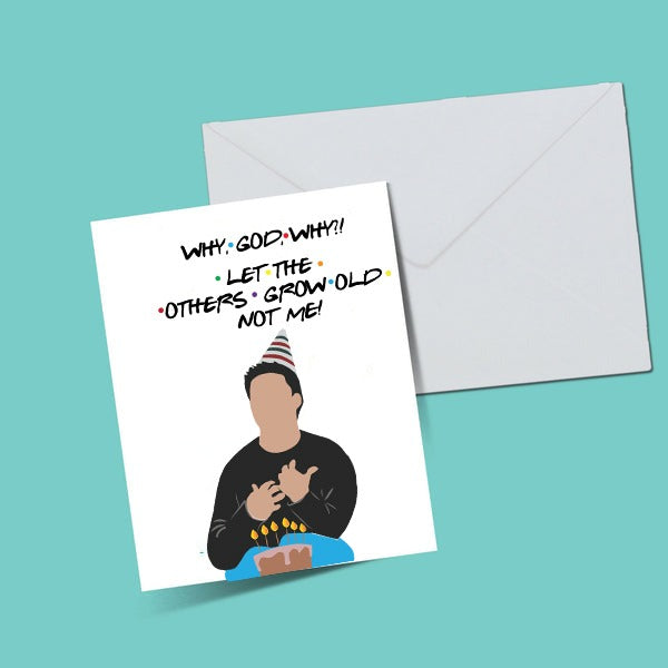 Grow Old Happy Birthday Greeting Card