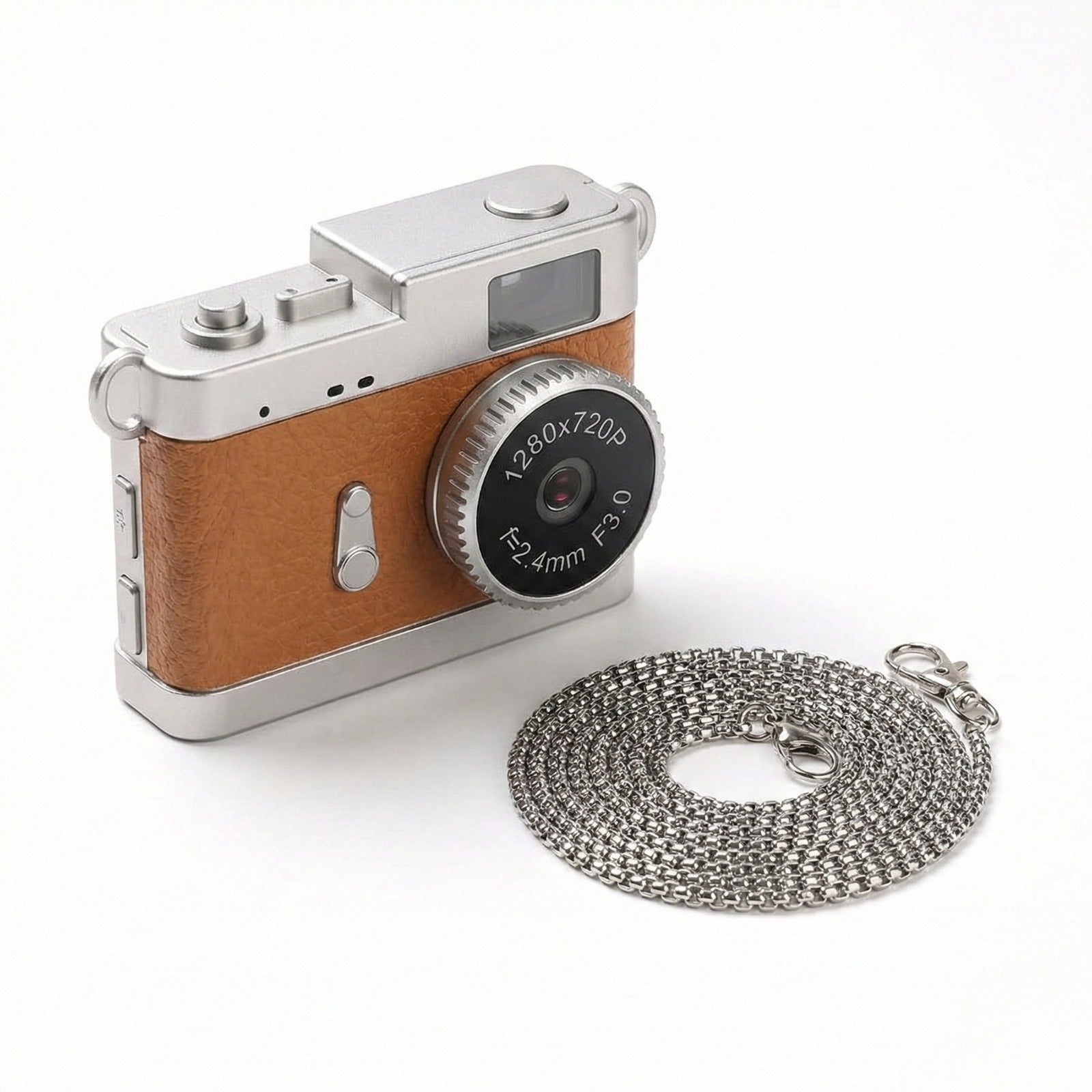 Mini Digital Camera with Filter Modes, 720p HD Video, Flashlight Keychain & Necklace (Choose From Drop Down Menu)