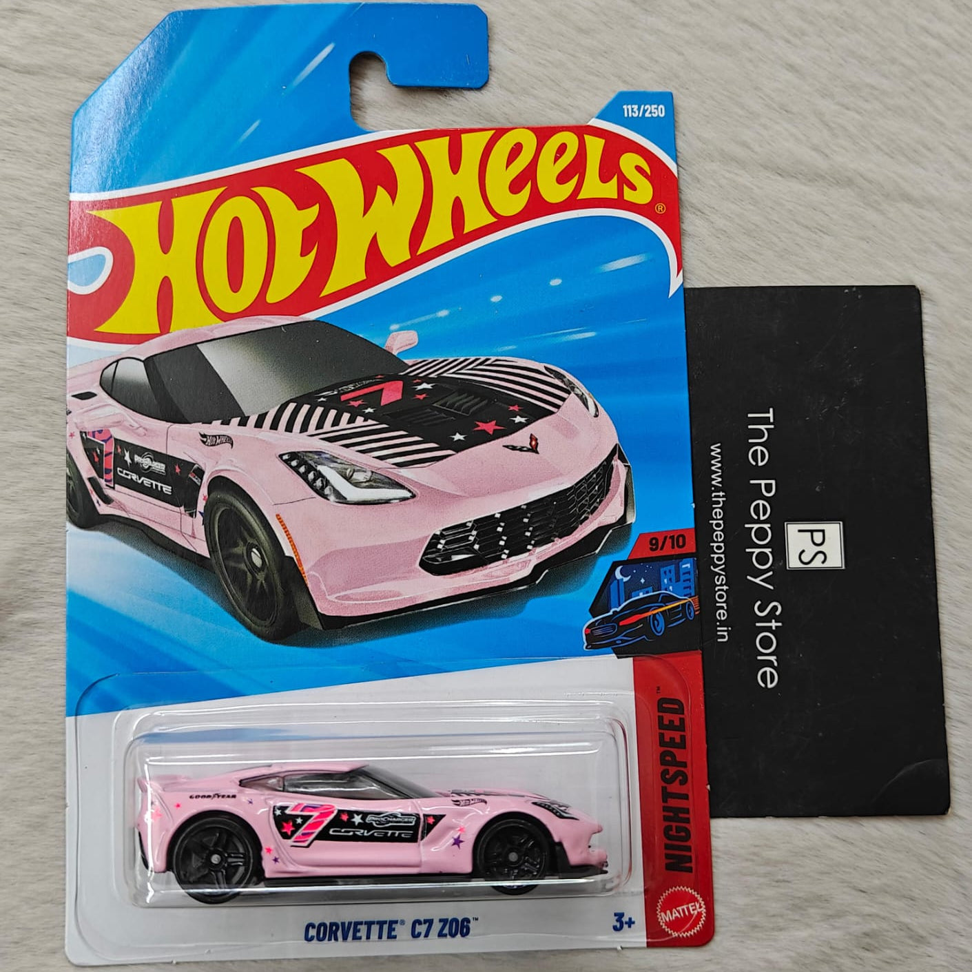 Hot Wheels 2026 Imported E Case Vehicle Collection - Corvette C7 Z06