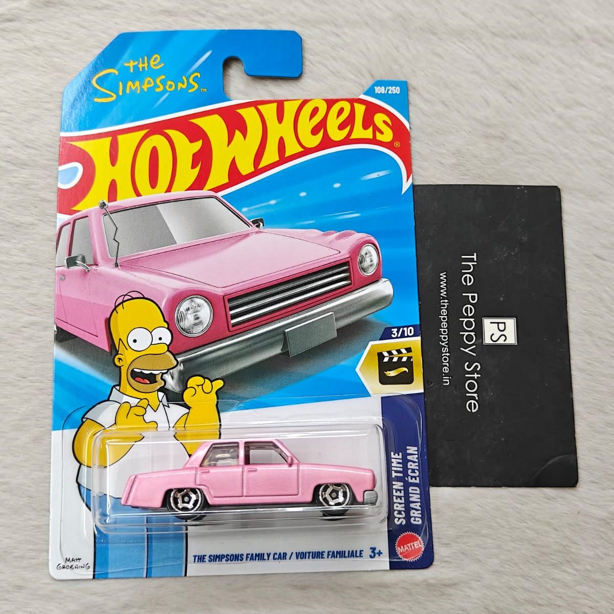 Hot Wheels 2026 Imported E Case Vehicle Collection - The Simpsons Family Car / Voiture Familiale