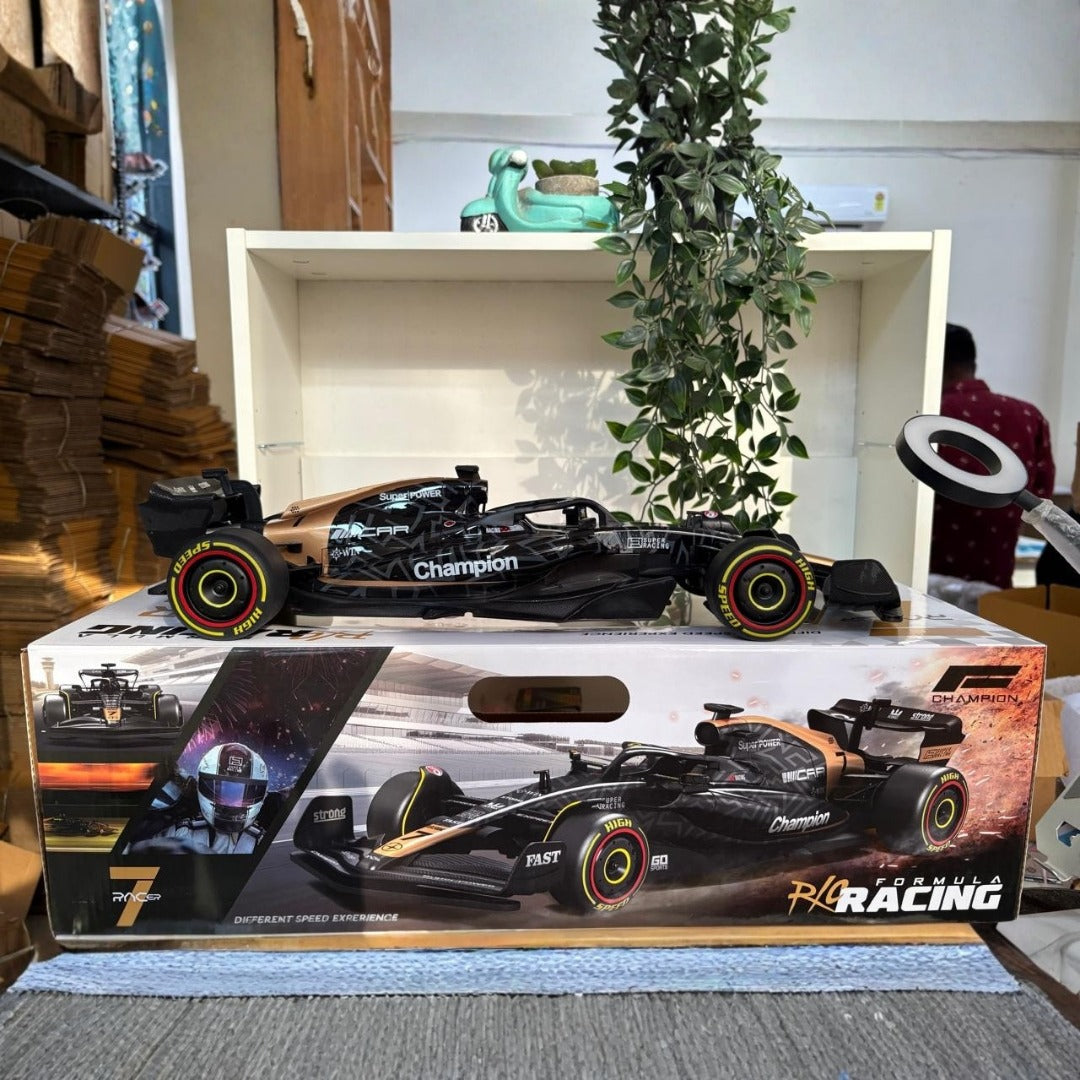 Jimyoo Scale 1:10 2.4 GHz Formula Racing R/C Speed Regulating Alloy Model Car With Simulation Sounds - #7