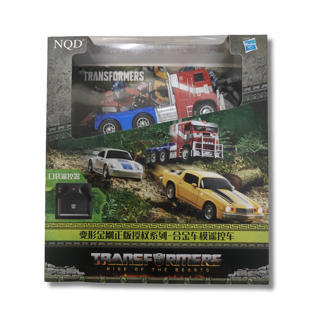 Hasbro Official Transformers Rise Of The Beasts Diecast Remote Control Cars - Set of 3