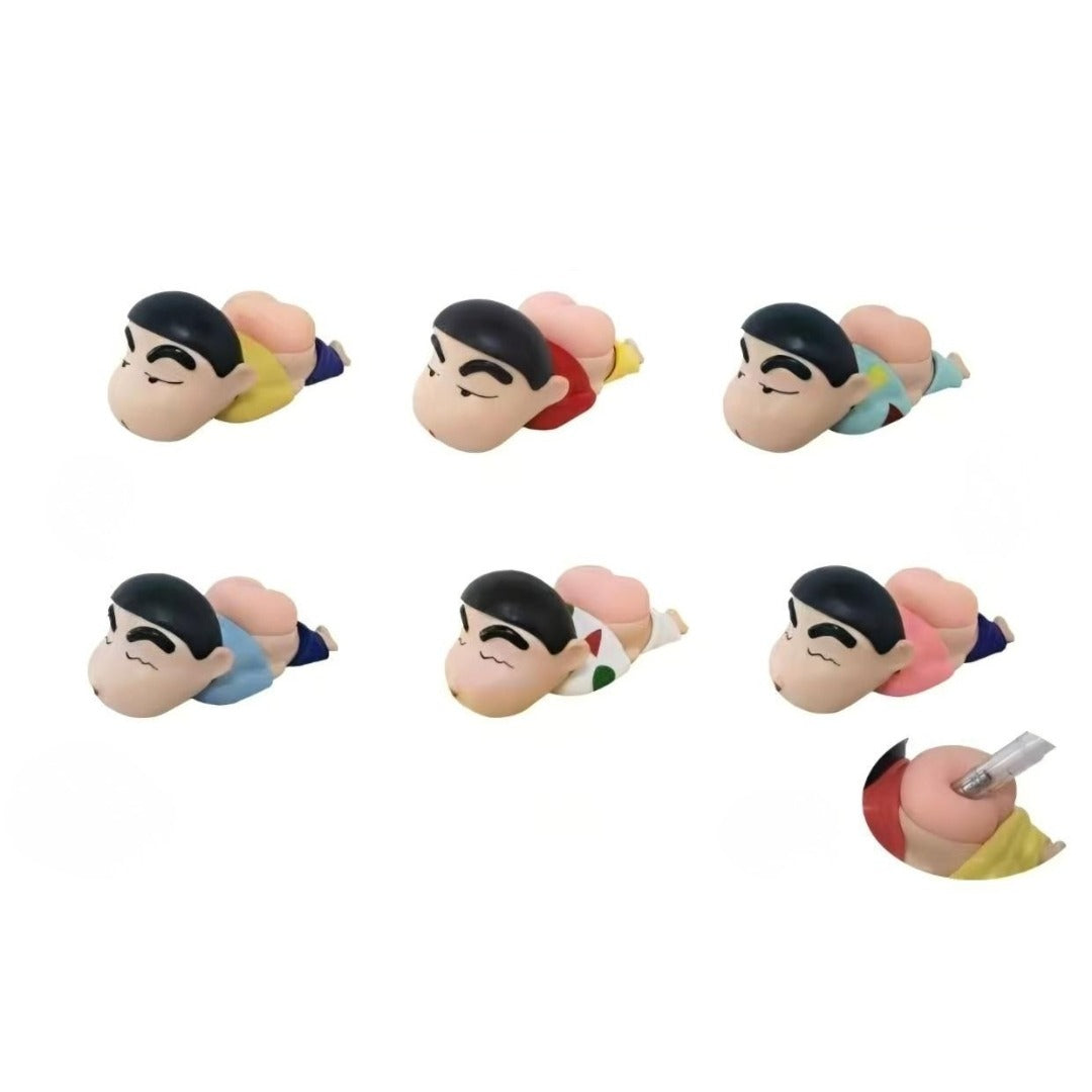Shinchan Sleeping Bum Figures ( Set of 6)