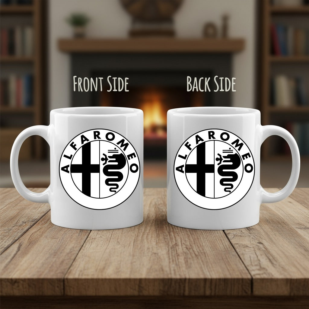 Alfa Romeo 3D Ceramic Coffee Mug