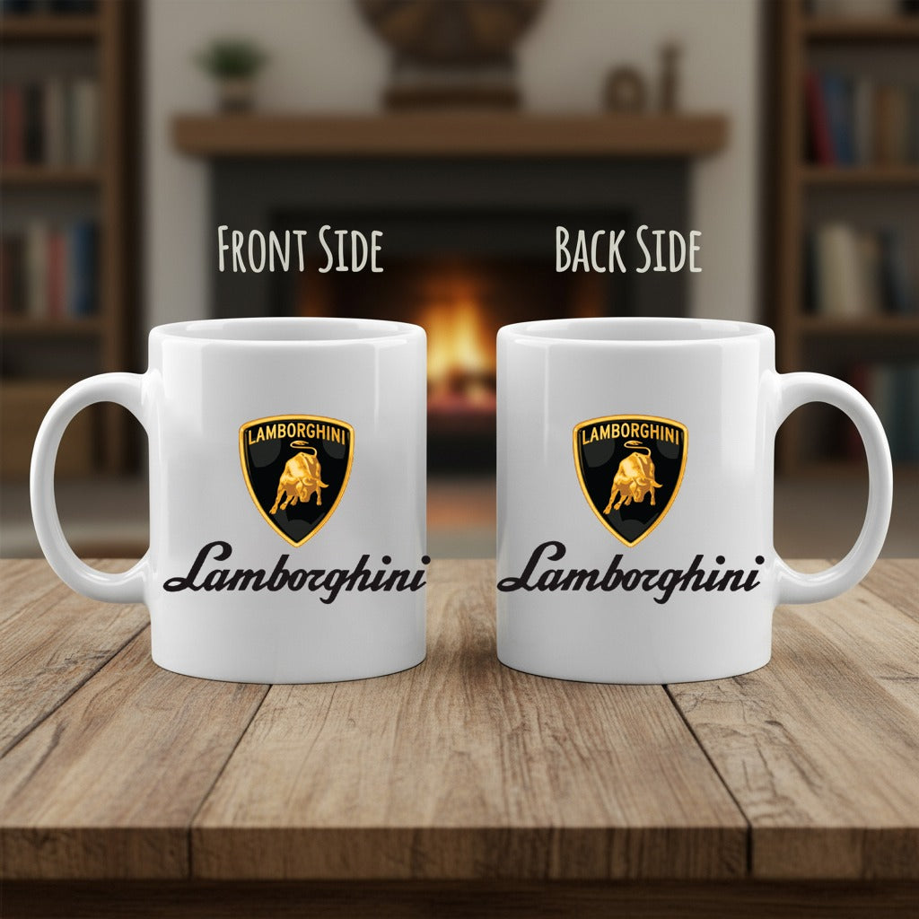 Lamborghini 3D Ceramic Coffee Mug