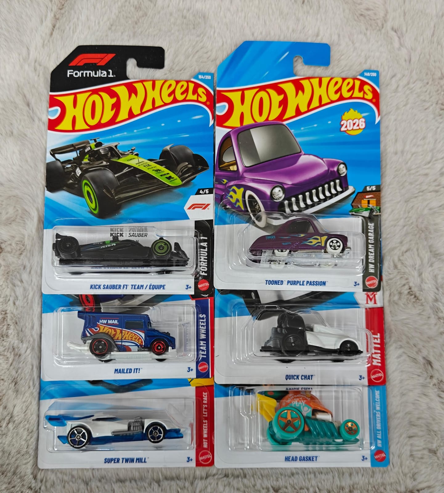 Hot Wheels 2026 H case - Combo of 6