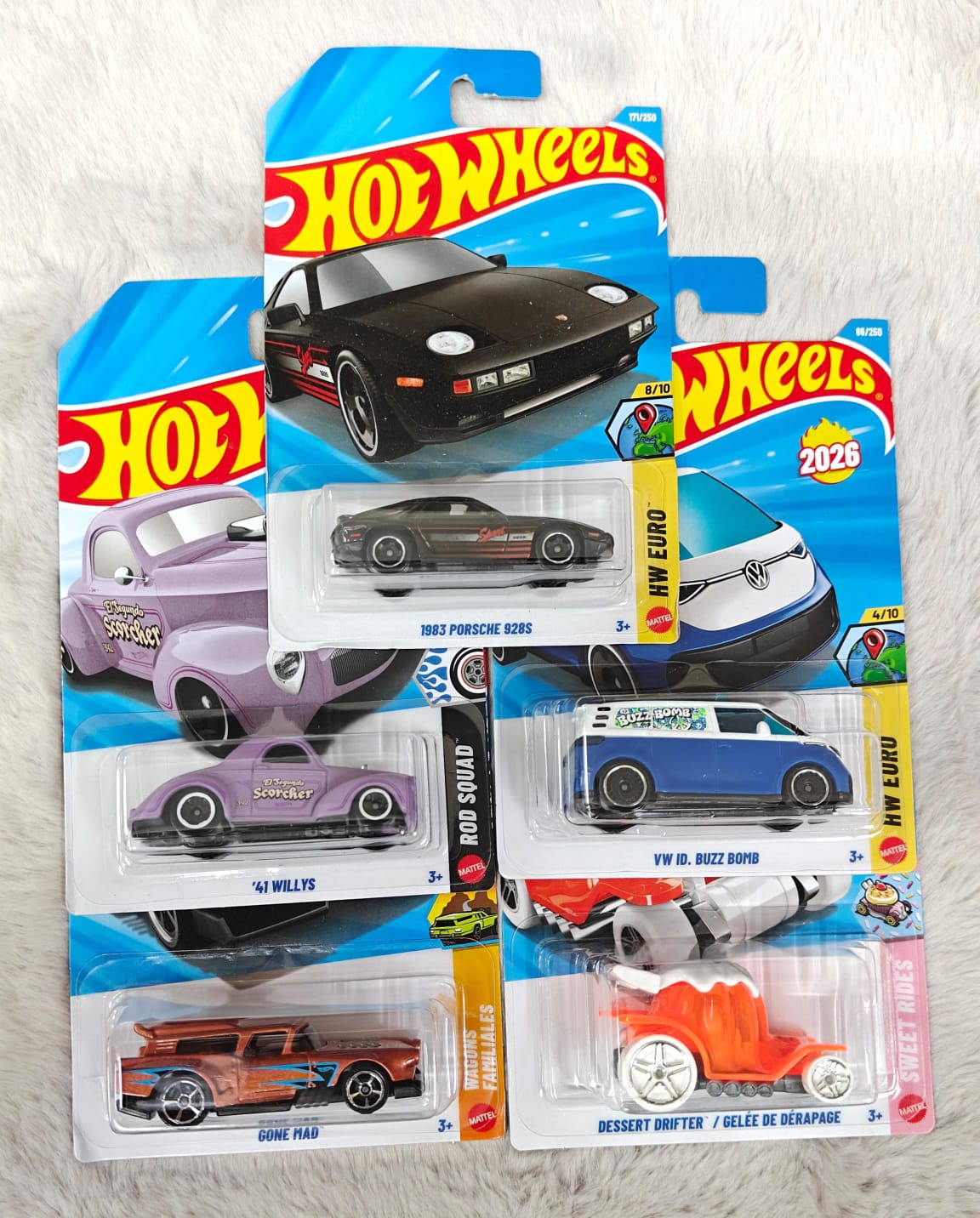 Hot Wheels 2026 H case - Combo of 5