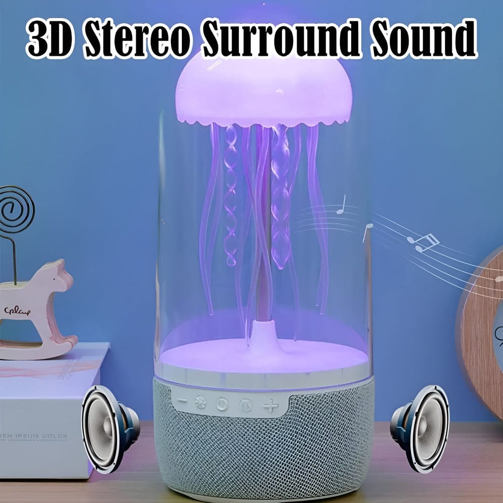 LED Colour Changing Jellyfish Lamp Bluetooth Speaker With USB