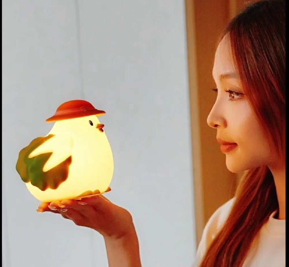 Cute Chick 3D Silicon Lamp