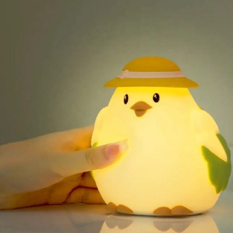Cute Chick 3D Silicon Lamp