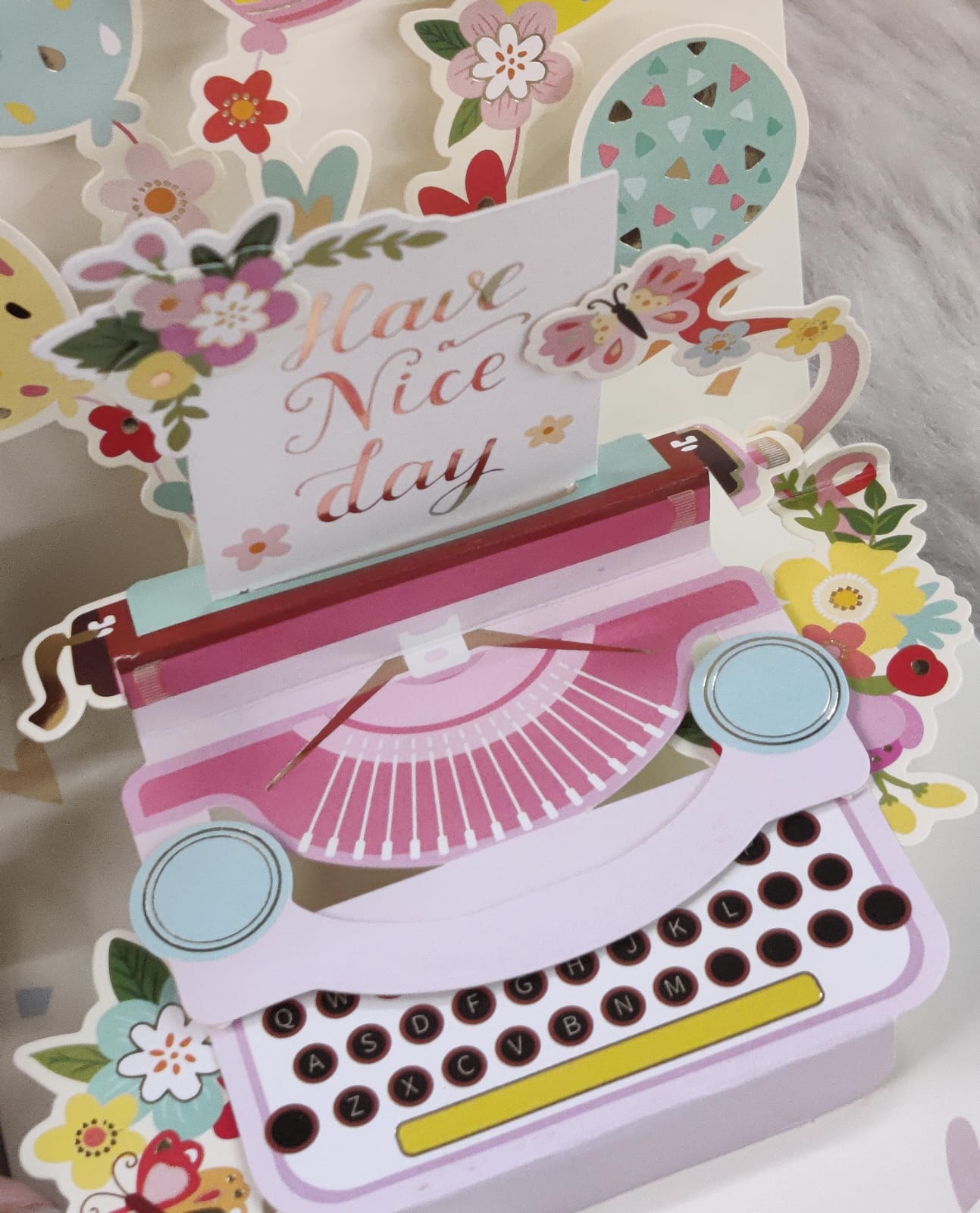 Enjoy Life Have A Nice Day Pop Up Greeting Card