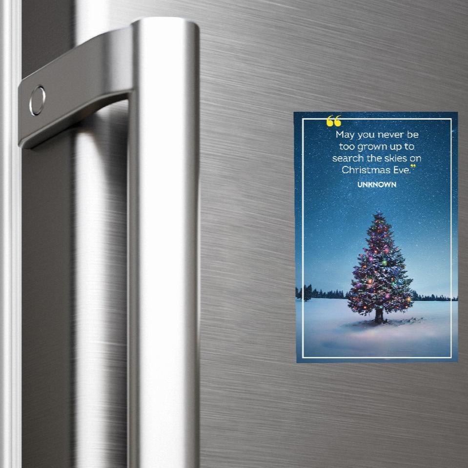 Christmas Tree - Quote Fridge Magnet