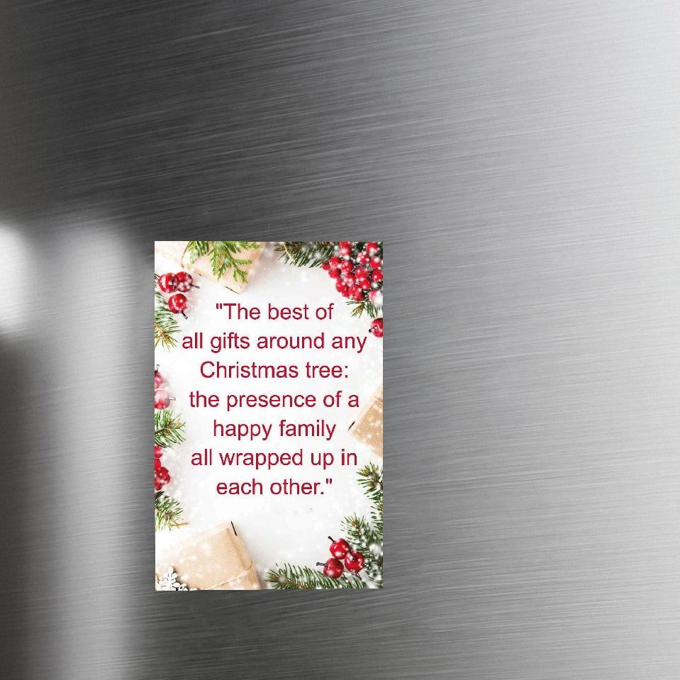 Christmas Quote Fridge Magnet