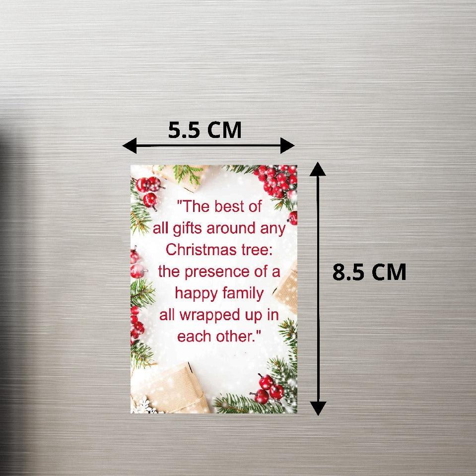 Christmas Quote Fridge Magnet