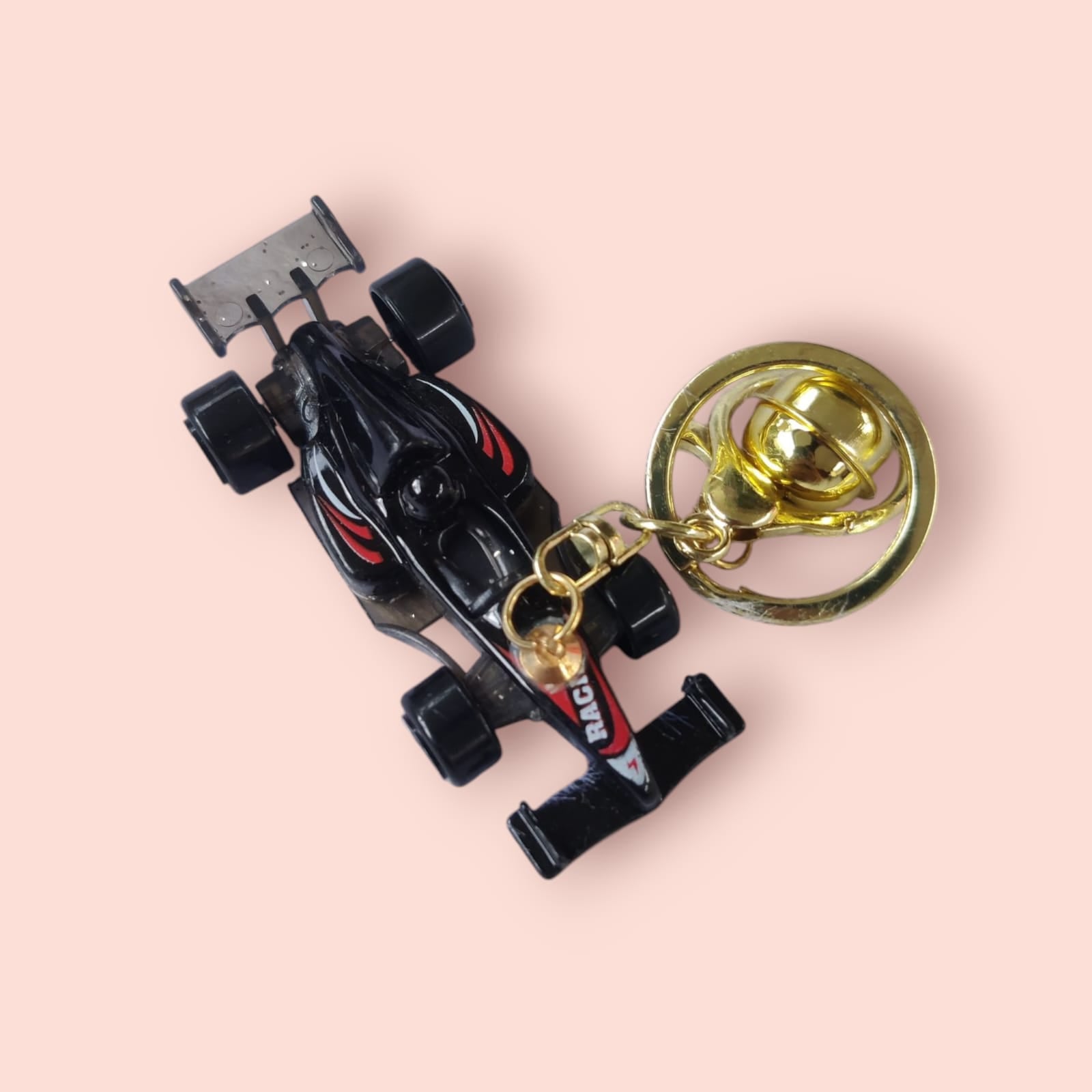 Car Metal Keychain With Bagcharm