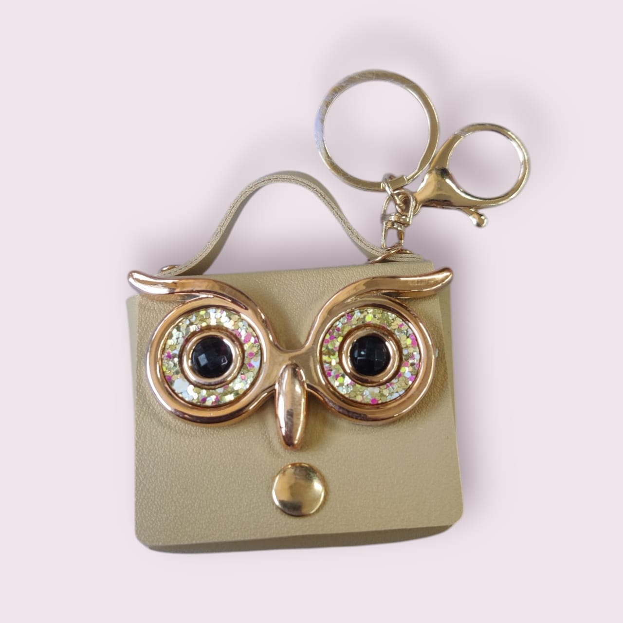 Cute Owl Mask Handbag Keychain With Bagcharm (Select From Drop Down Menu)