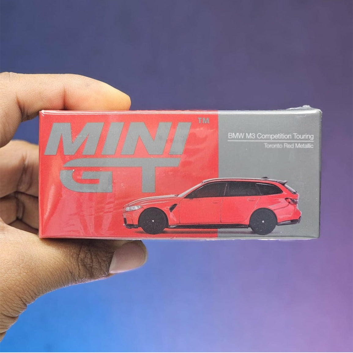 Mini GT Code 700 BMW M3 Competition Touring (G81) Toronto Red Metallic