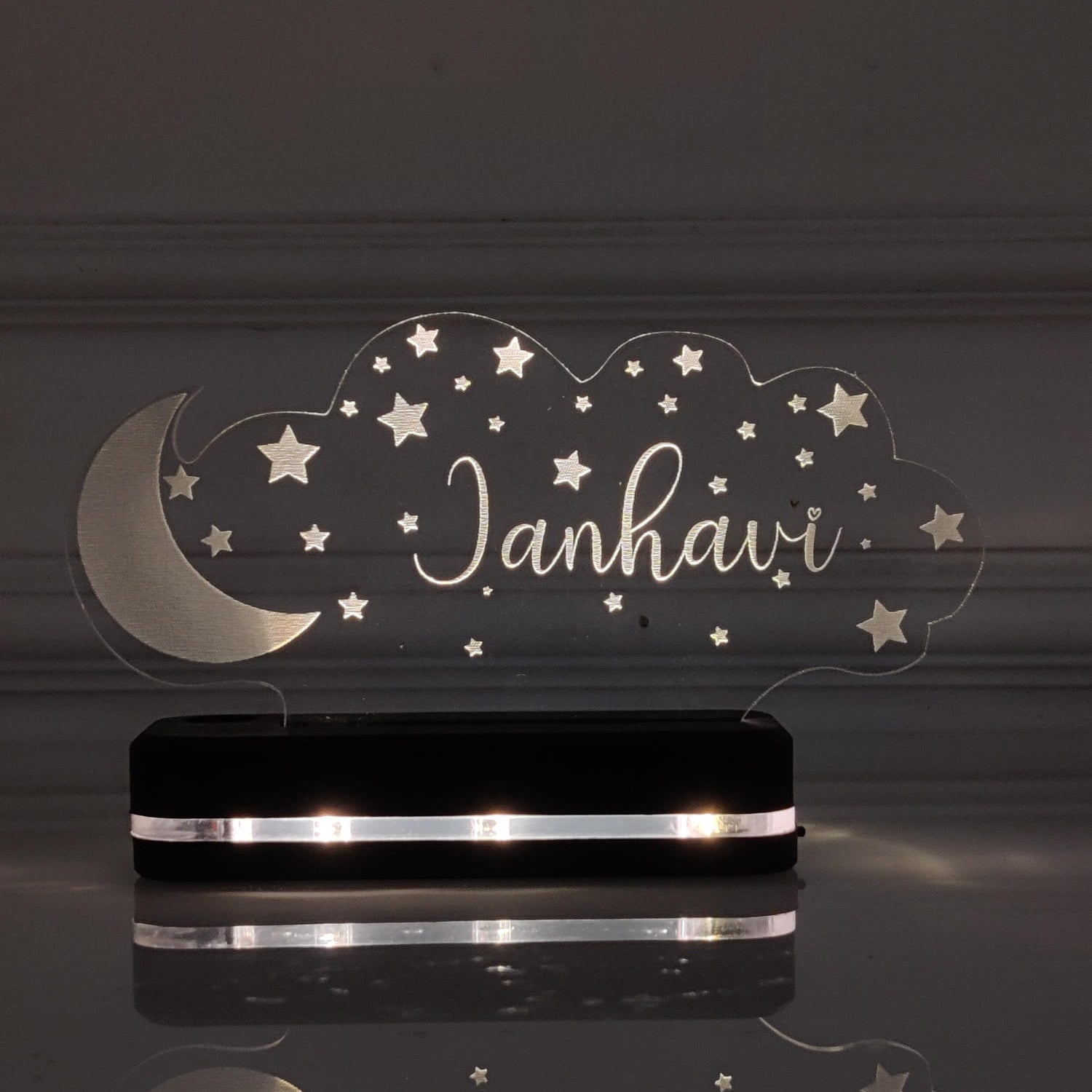 Customised Name LED Night Lamp (No Cash On Delivery Allowed On This Product)