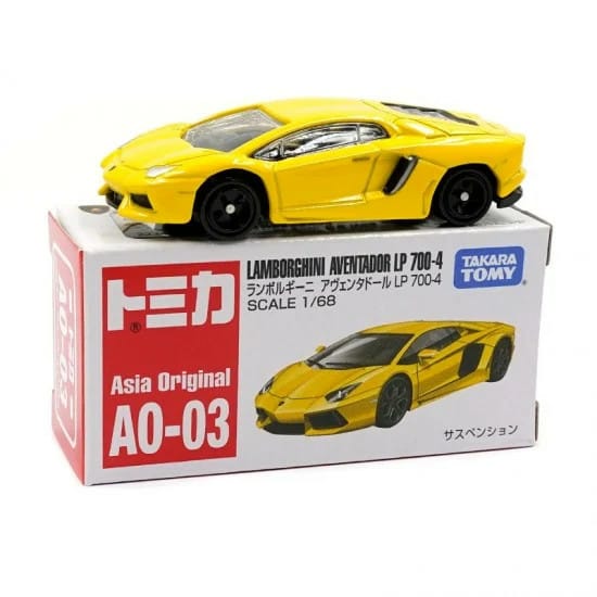 Takara Tomy Tomica Asia Original A0-03 1 : 68 LAMBORGHINI AVENTADOR LP700 - 4