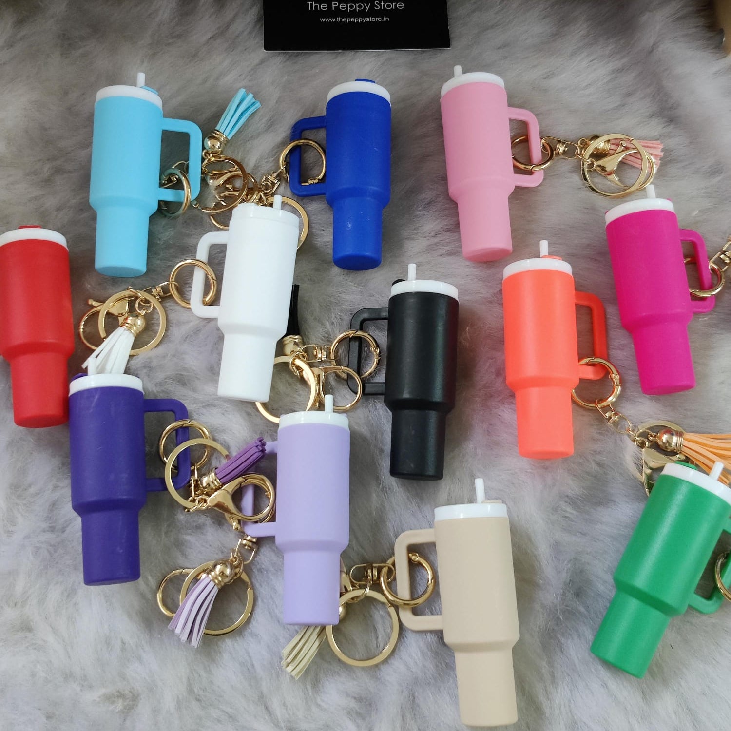 Mini Sipper 3D Keychain With Bagcharm and Strap (Select From Drop Down Menu)