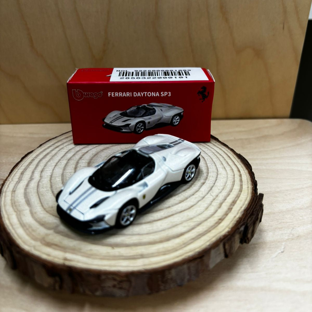 Official Bburago Ferrari Daytona SP3 - 1 : 64 Diecast Scale Model