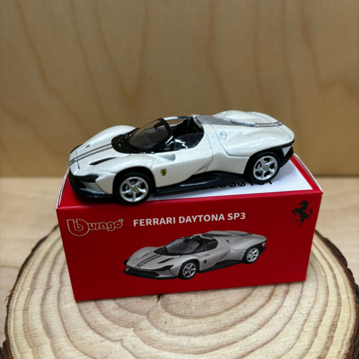 Official Bburago Ferrari Daytona SP3 - 1 : 64 Diecast Scale Model