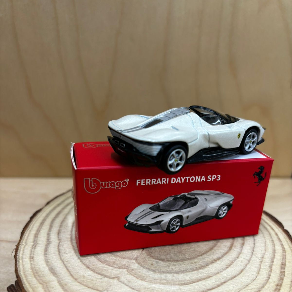 Official Bburago Ferrari Daytona SP3 - 1 : 64 Diecast Scale Model