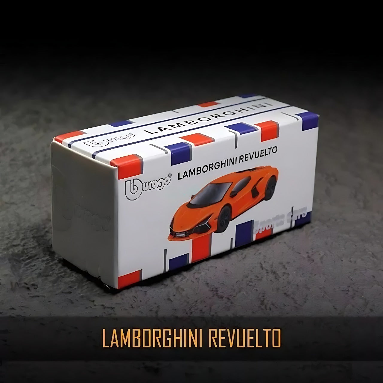 Official Bburago Lamborghini Revuelto Orange - 1 : 64 Diecast Scale Model