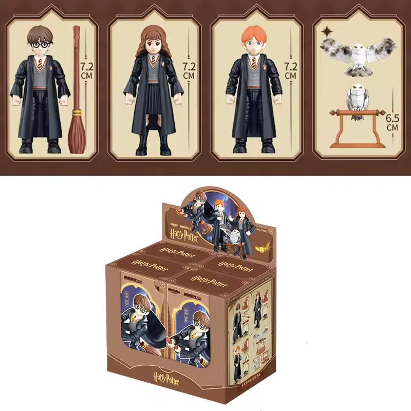 Official Harry Potter 3D DIY Figure Series - Set Of 4 Building Block Kit Toy Decoration - No Cod Allowed On this Product - Prepaid Orders Only
