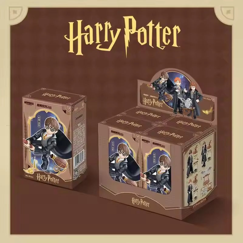 Official Harry Potter 3D DIY Figure Series - Set Of 4 Building Block Kit Toy Decoration - No Cod Allowed On this Product - Prepaid Orders Only