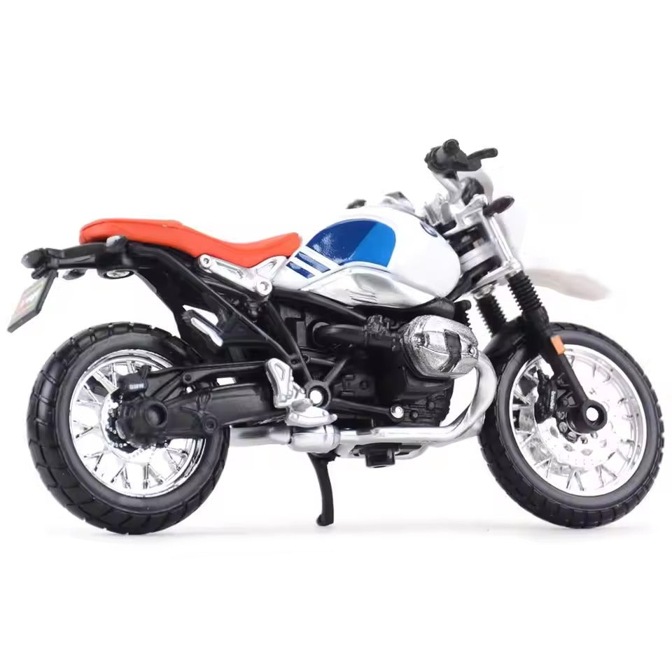 Bburago - 1 : 18 Diecast Scale Model - Official Licensed Product - BMW R nineT Urban GS