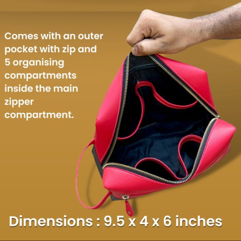 Personalised Unisex Travel Pouches ( No Cod Allowed on this product ) - Prepaid Orders Only