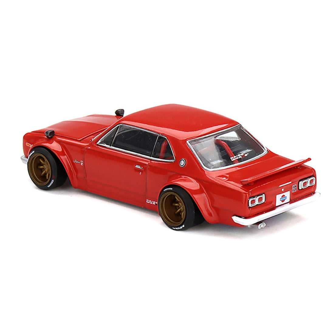 Kaido House x Mini GT - Nissan Skyline 2000GT-R (KPGC10) Kaido Street V1 - Red