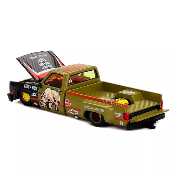 Imported Kaido House x Mini GT - Chevrolet Silverado "Sumatran Rhino" Kaido x Mizu Diecast