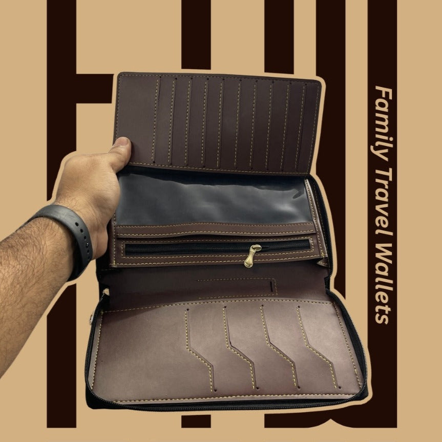 Personalised Family Travel Wallets (No Cod Allowed On This Product) - Prepaid Order Only