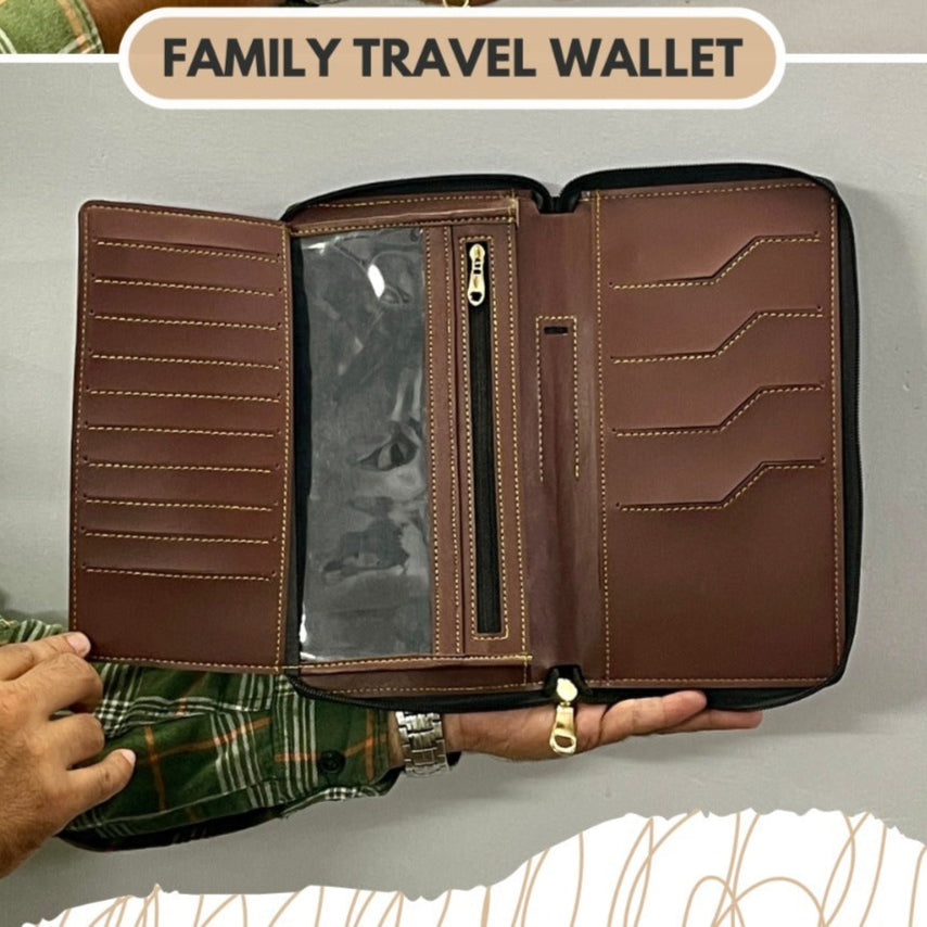 Personalised Family Travel Wallets (No Cod Allowed On This Product) - Prepaid Order Only