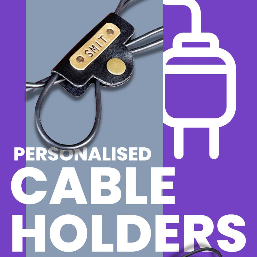 Personalised Cable Holders (Set of 2) (No CASH ON DELIVERY allowed on this product)